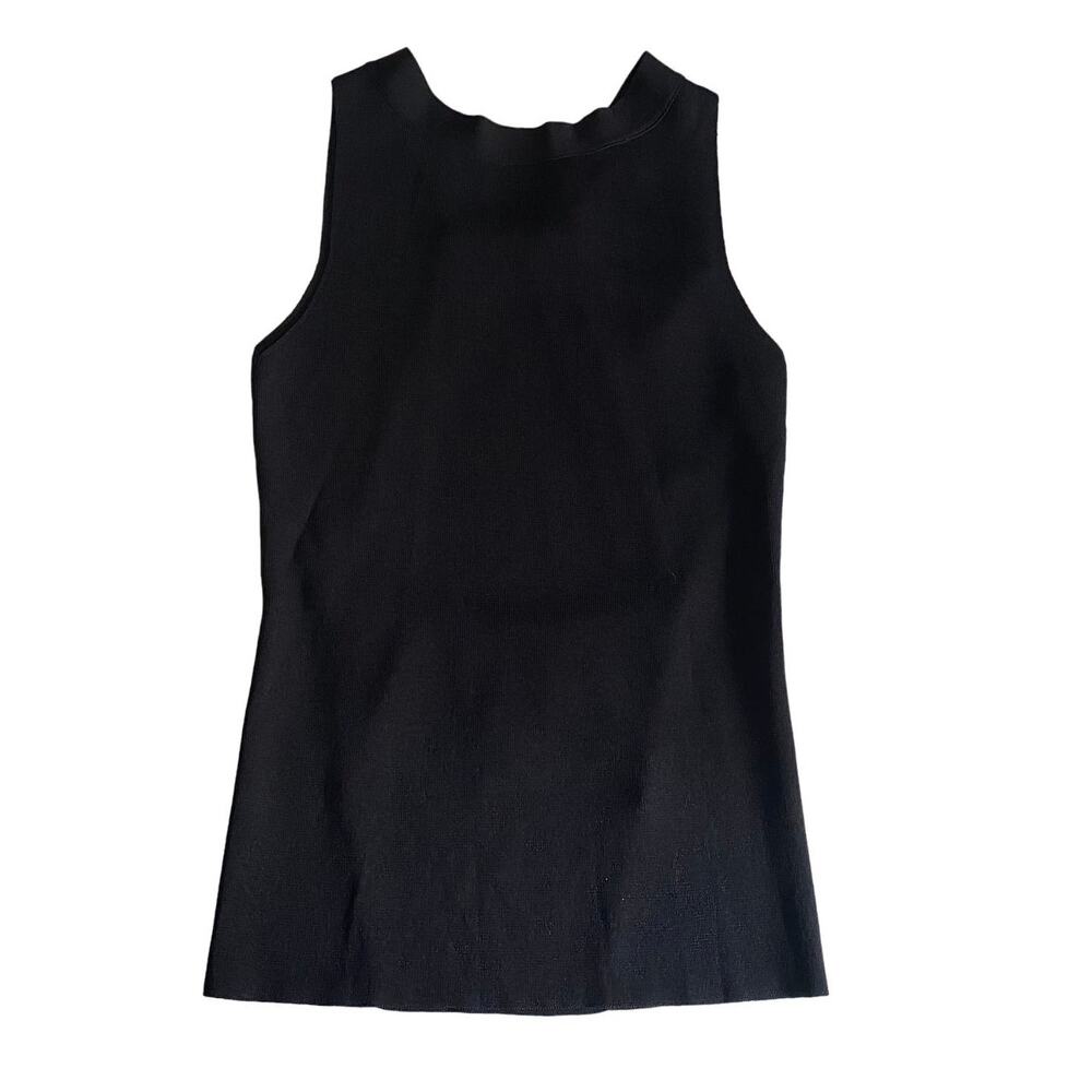 NWT Zara knit Sleeveless Top Black size small
